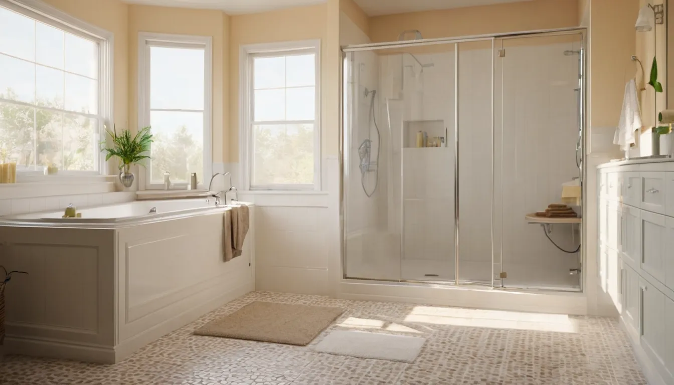 A bright, accessible bathroom with a walk-in tub in a Oakwood Hills home